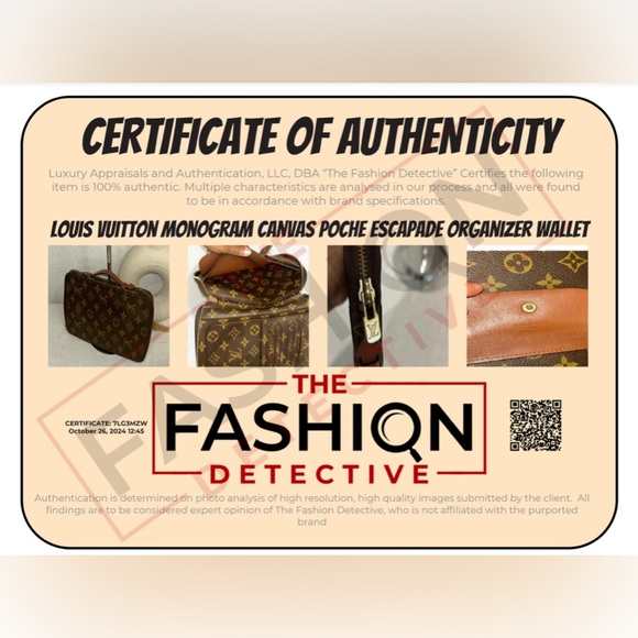 Authentic LOUIS VUITTON ESCAPADO like new with COA - Picture 3 of 15